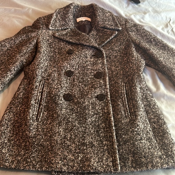 Calvin Klein Double Breasted Pea Coat - Picture 3 of 12